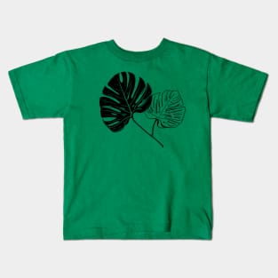 Monstera Leaf Kids T-Shirt